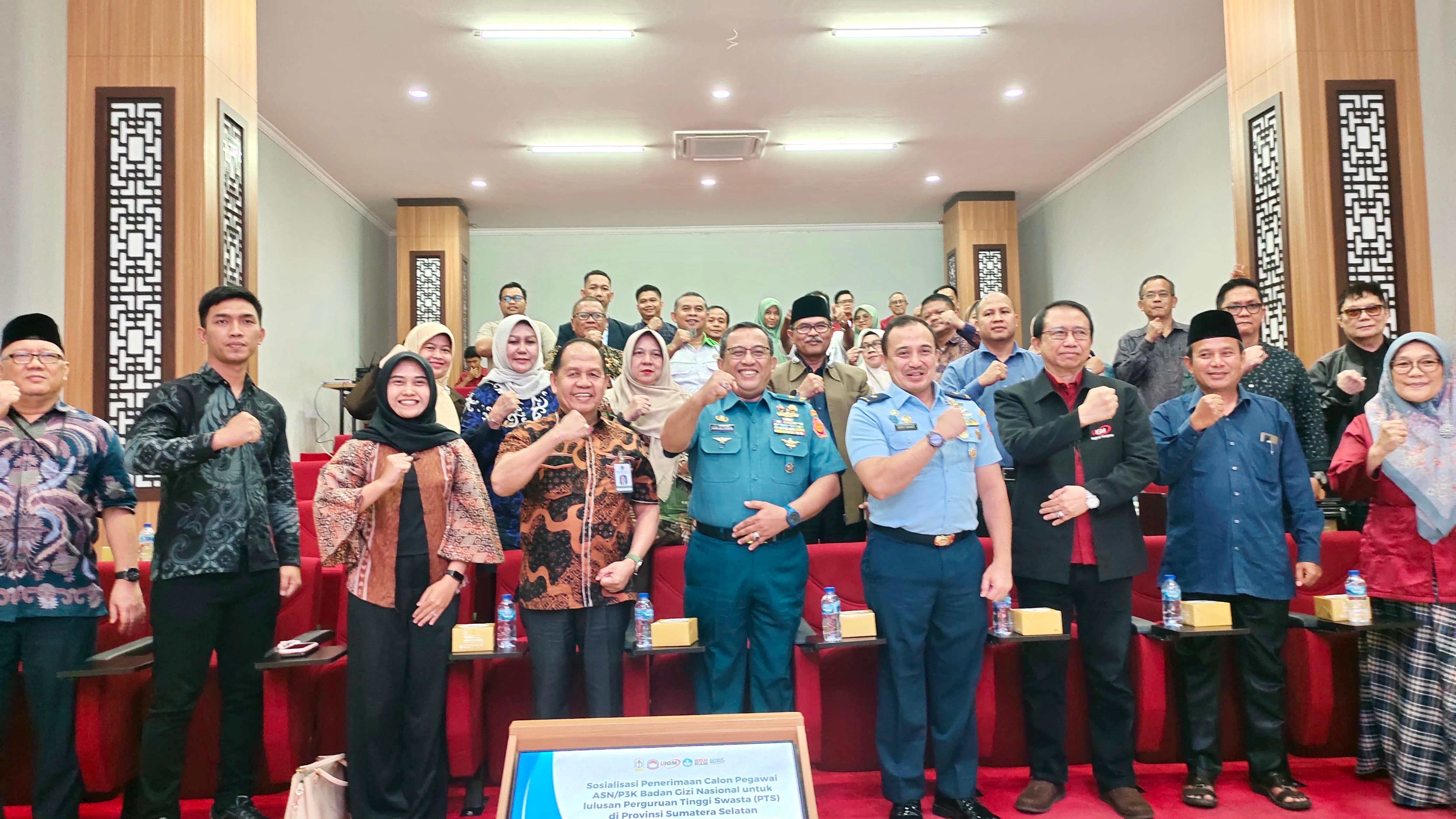 APTISI IIA Bekerjasama dengan UNHAN RI dalam Penerimaan Calon Pegawai ASN/P3K untuk Lulusan PTS di Provinsi Sumatra Selatan