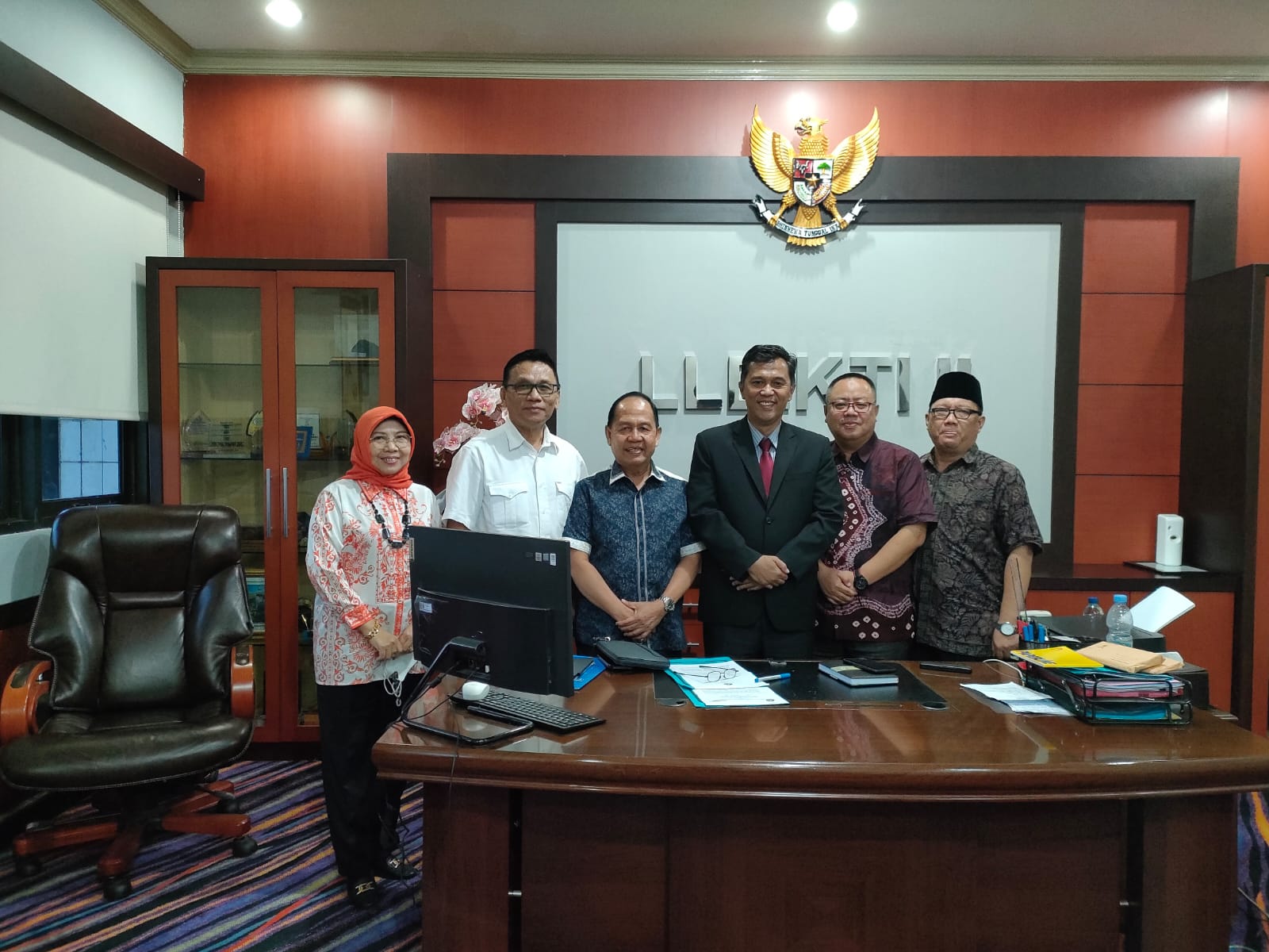 AUDIENSI PENGURUS APTISI DENGAN KEPALA LLDIKTI WILAYAH II